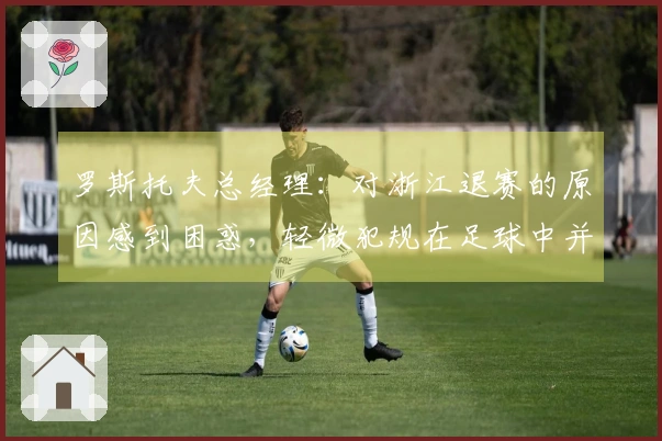 罗斯托夫总经理：对浙江退赛的原因感到困惑，轻微犯规在足球中并不罕见